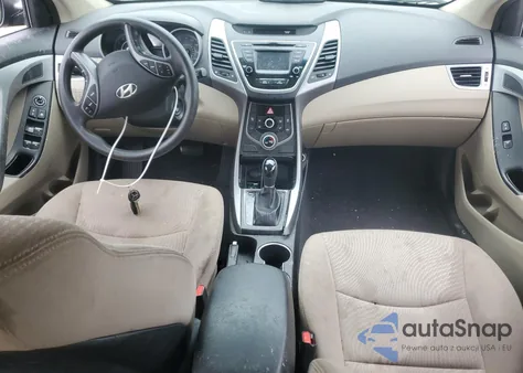 2016 Hyundai Elantra Se from USA, damaged, VIN KMHDH4AE0GU626691